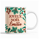 Tasse Noël Émilie Beige - Planetee