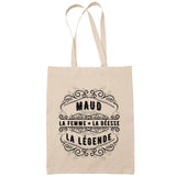 Sac Tote Bag Maud La Déesse beige - Planetee