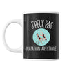Mug Natation artistique j'peux pas Noir - Planetee