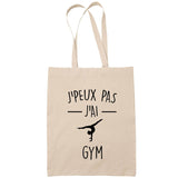 Sac Tote Bag J'peux pas Gym beige - Planetee