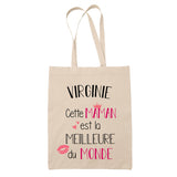 Tote Bag Virginie Meilleure Maman - Planetee