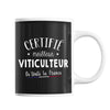 Mug Homme Viticulteur Meilleur de France | Tasse Noire métier - Planetee