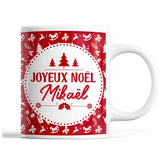 Tasse Noël Mikaël Rouge - Planetee