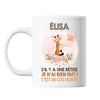 Mug Élisa Cou Monté Girafe - Planetee