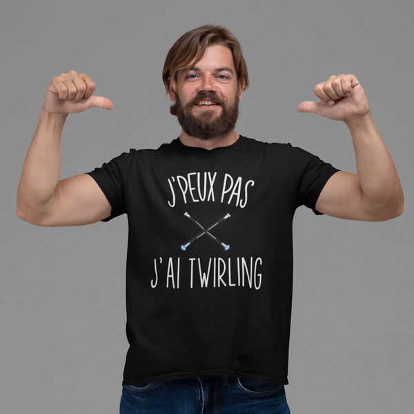 T-shirt Homme Je peux pas Twirling - Planetee