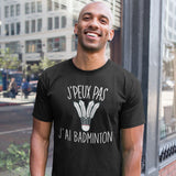 T-shirt Homme J'peux pas j'ai Badminton Volant - Planetee