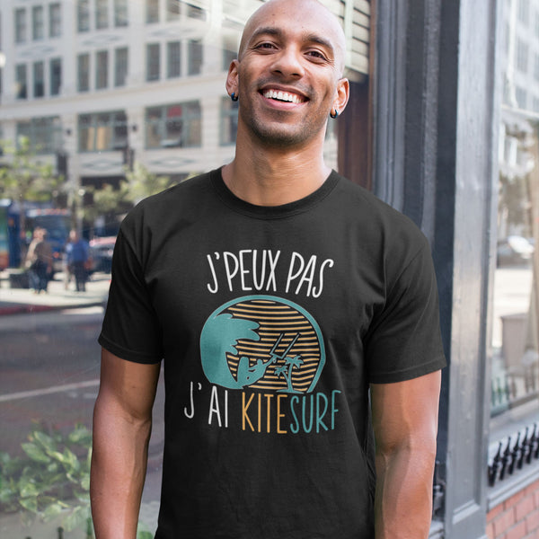 T-shirt Homme Je peux pas Kitesurf - Planetee