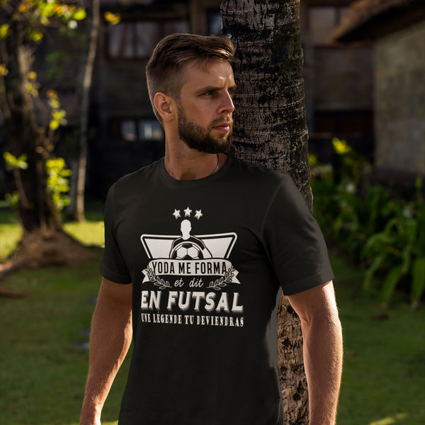 T-shirt Homme Futsal une légende tu deviendras - Planetee
