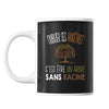 Mug Généalogie j'peux pas Noir - Planetee
