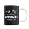 Mug Homme Roboticien Meilleur de France | Tasse Noire métier - Planetee