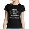 T-shirt femme Irène départ retraite - Planetee