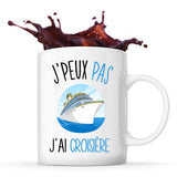 Mug Croisière j'peux pas Blanc ou Noir - Planetee