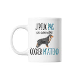 Mug Cocker Spaniel Anglais J'peux pas - Planetee