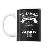 Mug Tir Octogénaire Homme 80 ans - Planetee