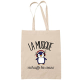 Sac Tote Bag panda roi beige - Planetee