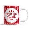 Tasse Noël Lucille Rouge - Planetee