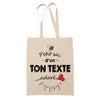 Tote Bag personnalisable Homme Adoré - Planetee