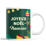 Tasse Noël Francine Vert - Planetee