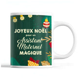 Tasse Noël Assistant Maternel homme Vert - Planetee