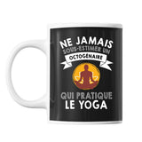 Mug Yoga Octogénaire Homme 80 ans - Planetee
