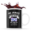 Mug personnalisable loto Prénom Femme Métier Age pour Joueuse de Loto - Planetee