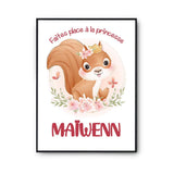 Affiche Maïwenn Princesse Écureuil - Planetee