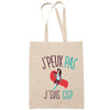 Sac Tote Bag J'peux pas Cisp beige - Planetee