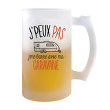 Chope de bière Caravane j'peux pas - Planetee