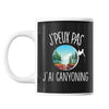 Mug Canyoning j'peux pas Noir - Planetee