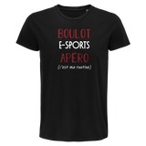 T-shirt homme E-Sports C'est ma Routine - Planetee