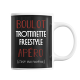 Mug Trottinette Freestyle C'est ma Routine - Planetee