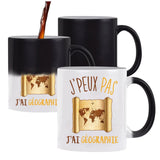 Mug Magique J'peux pas Géographie - Planetee