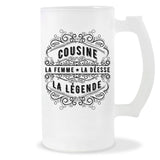 Chope de bière Cousine Déesse Légende - Planetee