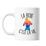 Mug Boxe c'est la vie Boxeur et Boxeuse - Planetee