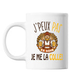 Mug Cuite bière alcool j'peux pas Blanc - Planetee