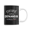 Mug Homme Dépanneur Meilleur de France | Tasse Noire métier - Planetee