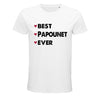 T-shirt homme Best Papounet Ever - Planetee