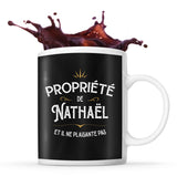 Mug Propriété de Nathanaël - Planetee