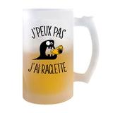 Chope de bière Raclette j'peux pas - Planetee