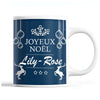 Tasse Noël Lily-Rose Bleu - Planetee