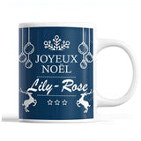 Tasse Noël Lily-Rose Bleu - Planetee