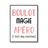 Affiche Magie C'est ma Routine - Planetee