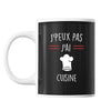 Mug Cuisine j'peux pas Noir - Planetee
