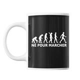 Mug Né pour Marcher - Planetee