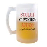 Chope de Bière Canyoning C'est ma Routine - Planetee