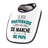 Bavoir bébé garçon Le Petit Partenaire de Marche de Papa - Planetee