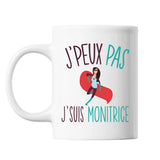 Mug Monitrice j'peux pas Blanc - Planetee