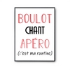 Affiche Chant C'est ma Routine - Planetee