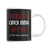 Mug Catch MMA C'est ma Routine - Planetee