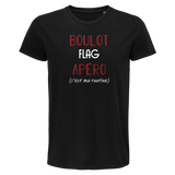 T-shirt homme Flag C'est ma Routine - Planetee